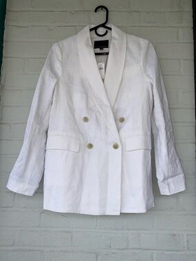 NWT Double Breasted Banana Republic Linen Blazer